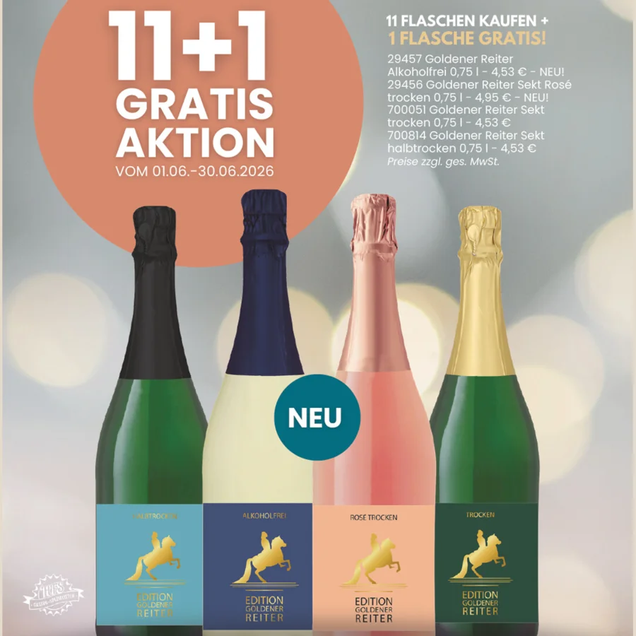 Goldene Reiter Sekt| HFS Getränke
