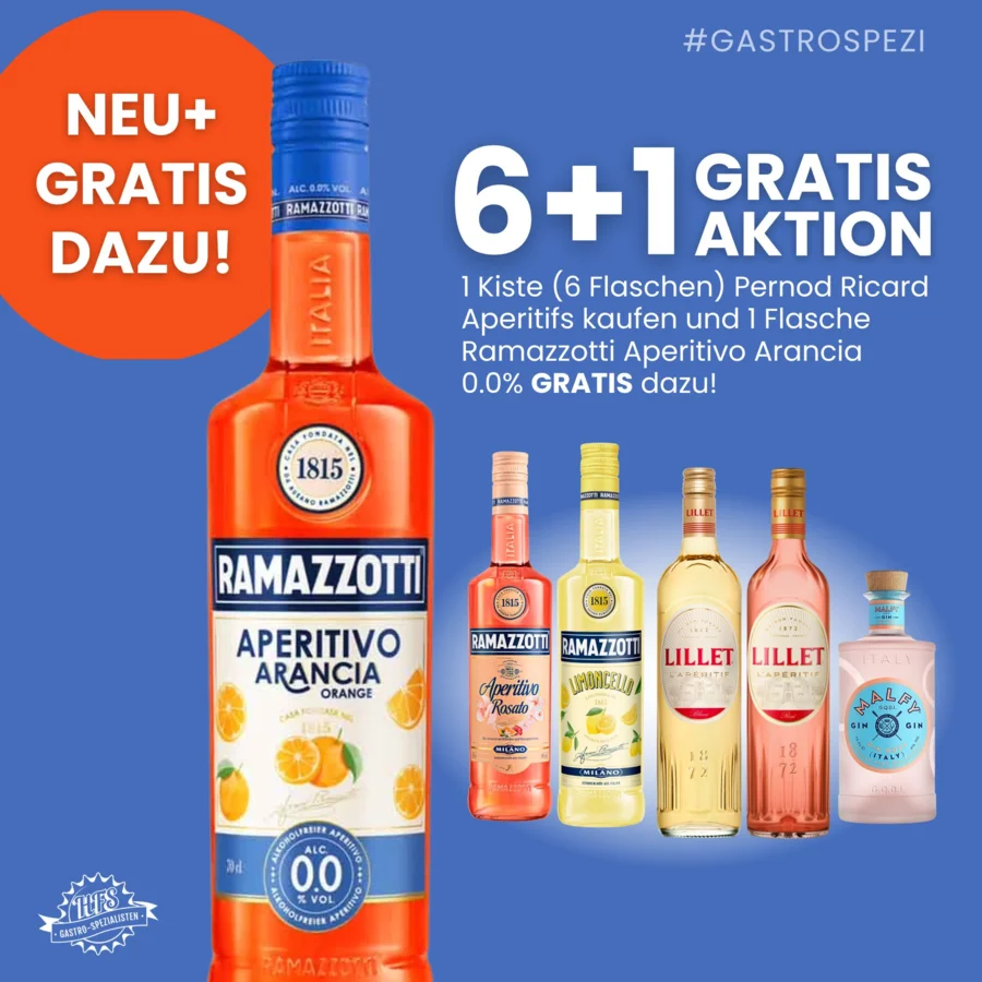 Ramazzotti Aperitivo Arrancia Kennenlernaktion | HFS Getränke